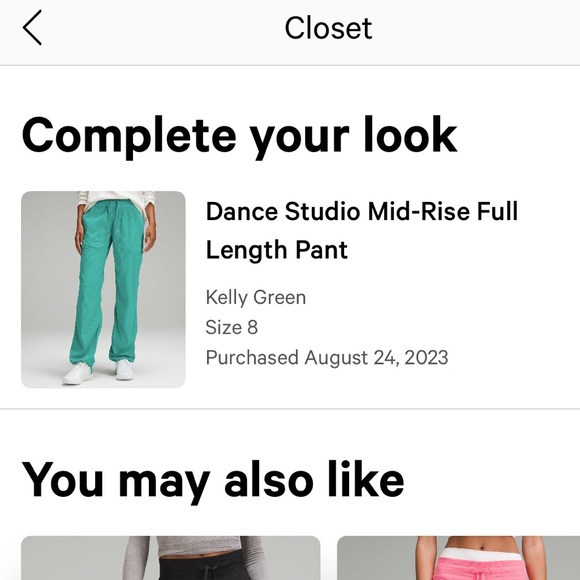 Sold out Kelly green dance studio pant in pristine condition - Picture 4 of 4